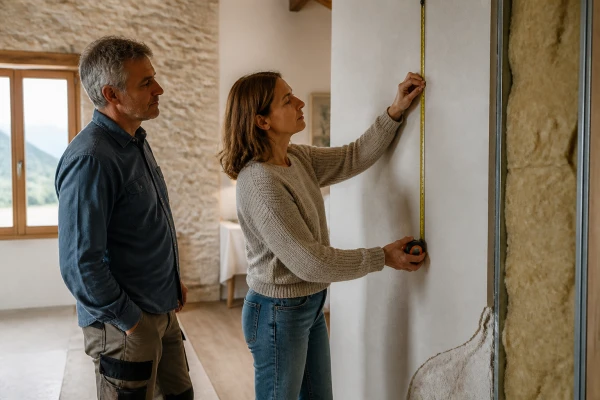 Isolation thermique murs intérieurs maison Bernin