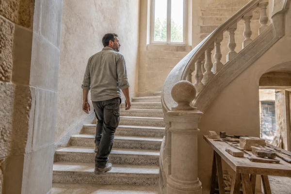 Pose escalier Bernin